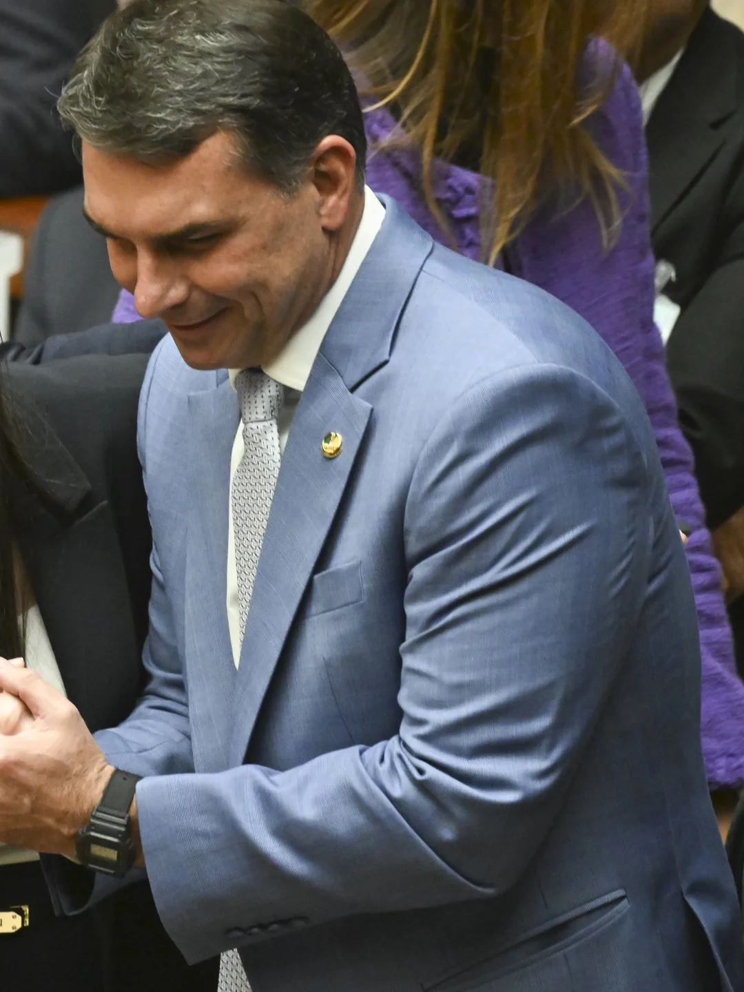 Flávio Bolsonaro no plenário da Câmara, sessão do Congresso de 30/4/2026. Foto: Saulo Cruz/Agência Senado, CC BY-SA 4.0