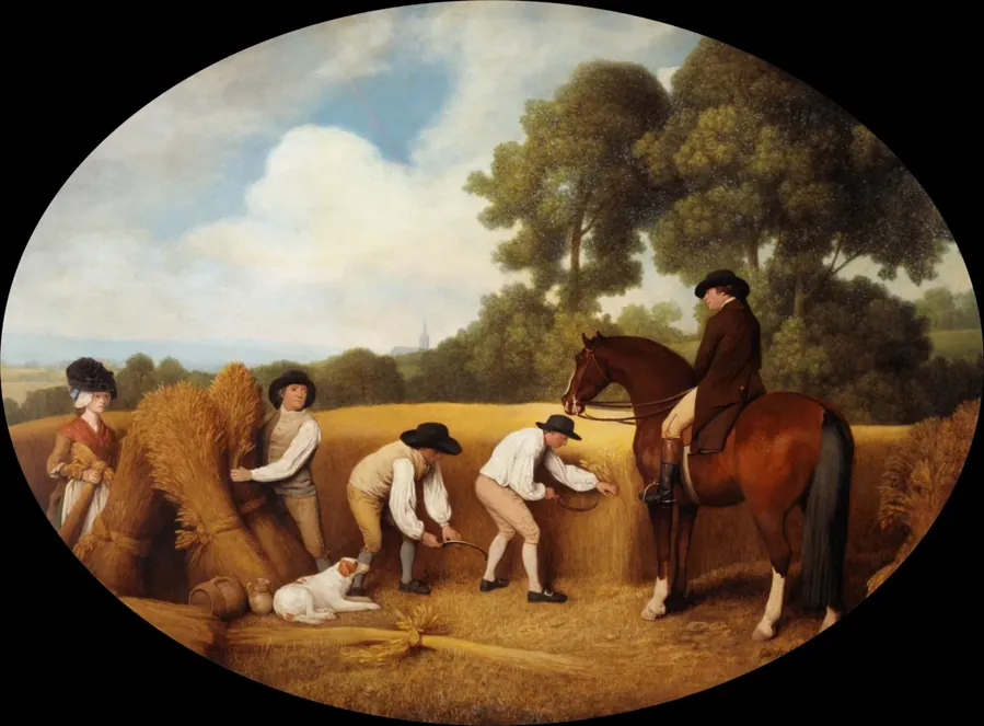 Os Ceifeiros (Reapers), 1785. George Stubbs, Tate Britain, domínio público
