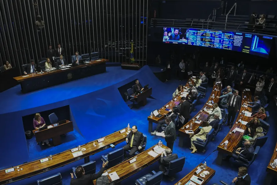 Plenário do Senado visto de cima, 19/08/2025. Jonas Pereira/Agência Senado, CC BY-SA 4.0