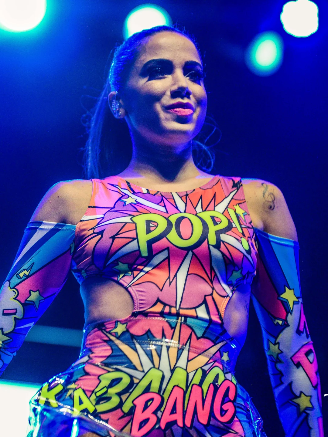 Anitta no Citibank Hall. Foto: Teca Lamboglia / Wikimedia Commons, CC BY 2.0