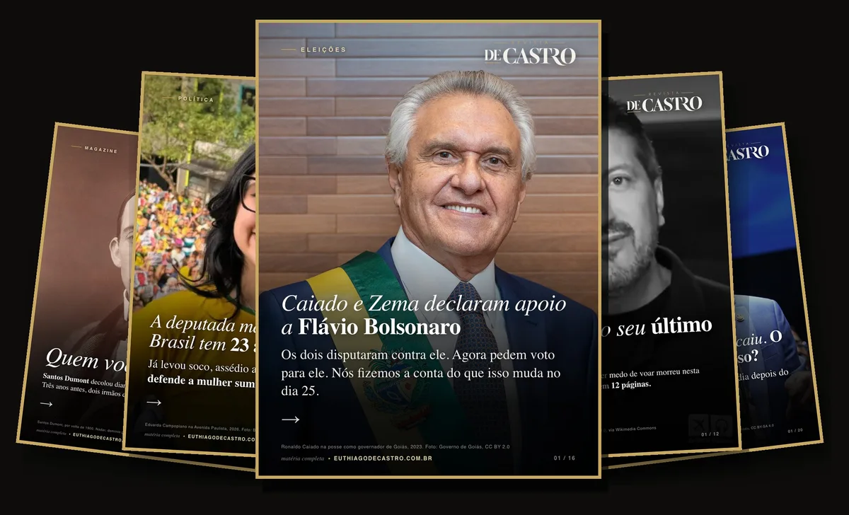Capas de edições da Revista De Castro