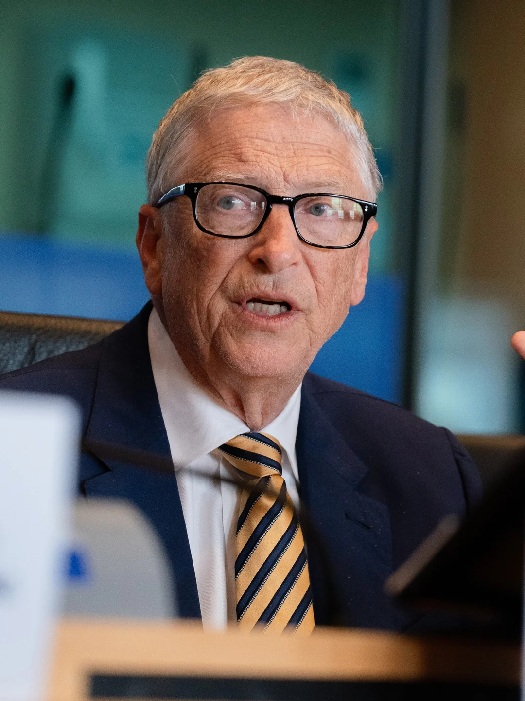 Bill Gates no Parlamento Europeu, junho de 2025. Parlamento Europeu / Wikimedia Commons, CC BY 4.0