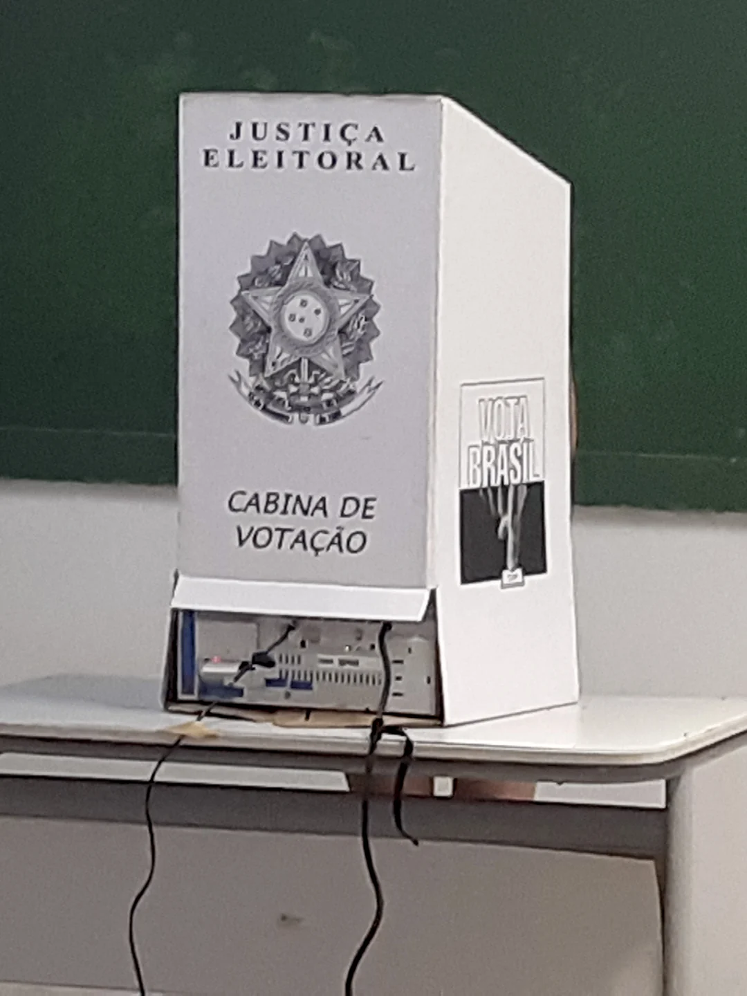 Cabina de votação da Justiça Eleitoral em Guaraciaba do Norte (CE), em 2020. Imagem ilustrativa. Senado Federal, via Wikimedia Commons, CC BY 2.0