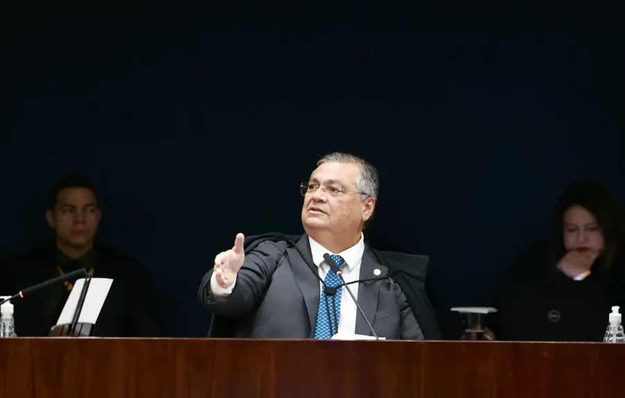 Flávio Dino no plenário do STF em setembro de 2025. Foto: Luiz Silveira / STF / Wikimedia Commons, licença de atribuição