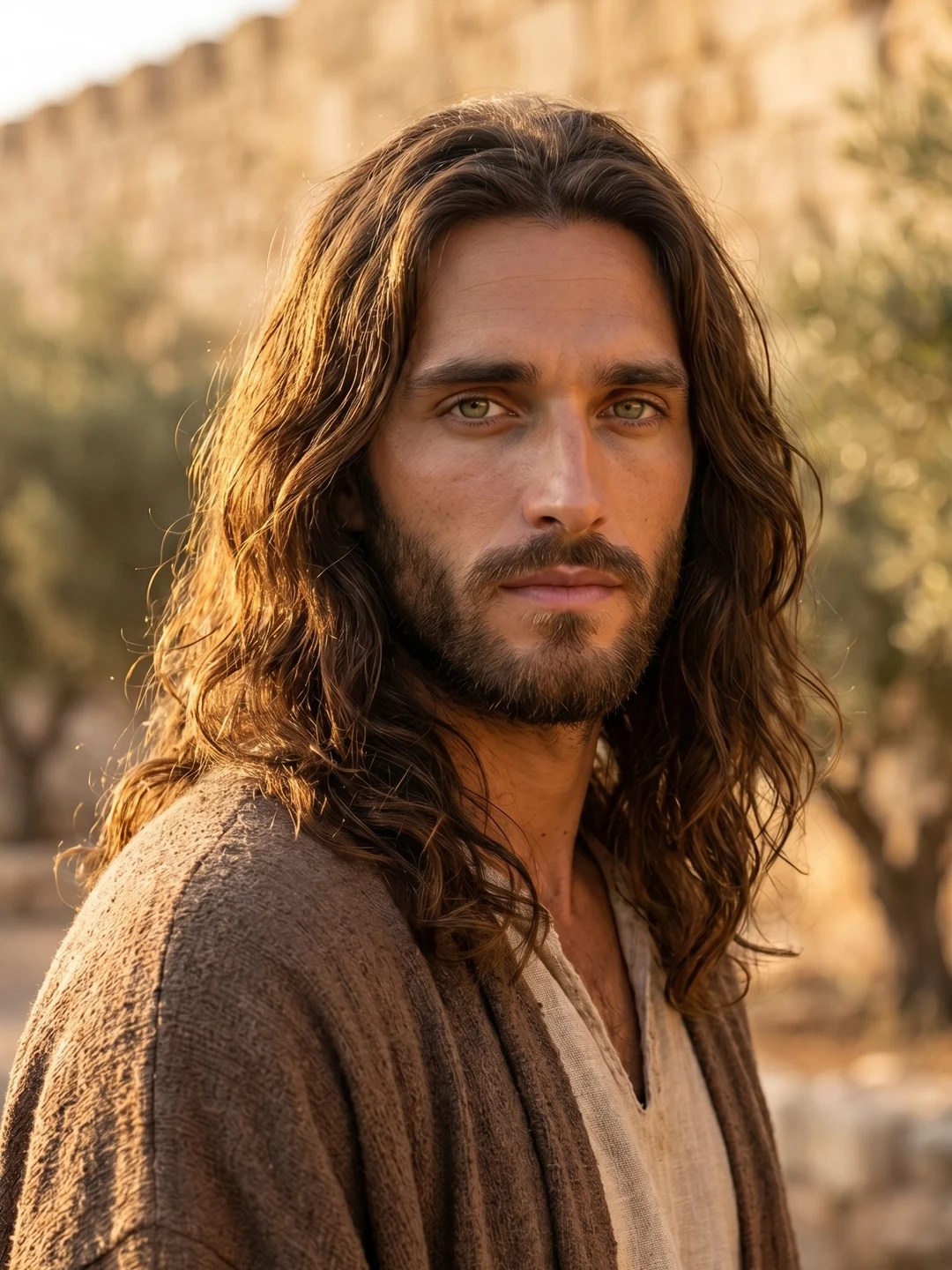 Imagem ilustrativa de Jesus criada com inteligência artificial.