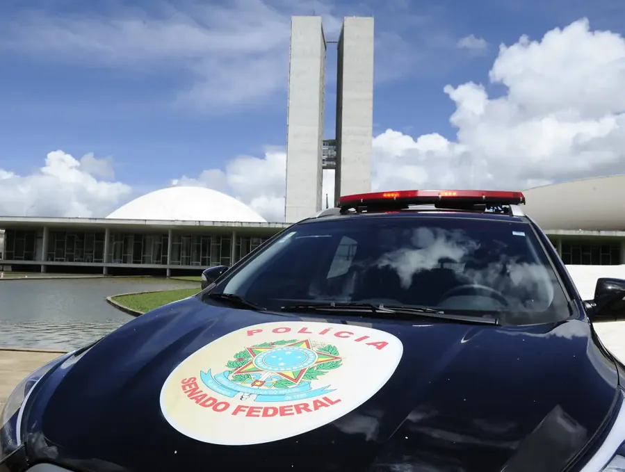 Viatura da Polícia do Senado, 2018. Foto: Marcos Oliveira/Agência Senado, CC BY 2.0