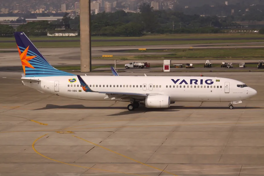 Boeing 767 da Varig no Rio de Janeiro, uma das companhias em que Lito trabalhou. Foto: Aeroprints.com, via Wikimedia Commons, CC BY-SA 3.0. Imagem ilustrativa.