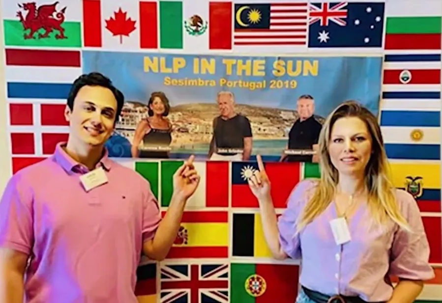 Lucas Naves no NLP in the Sun, em Sesimbra, Portugal, em 2019. Acervo pessoal de Lucas Naves