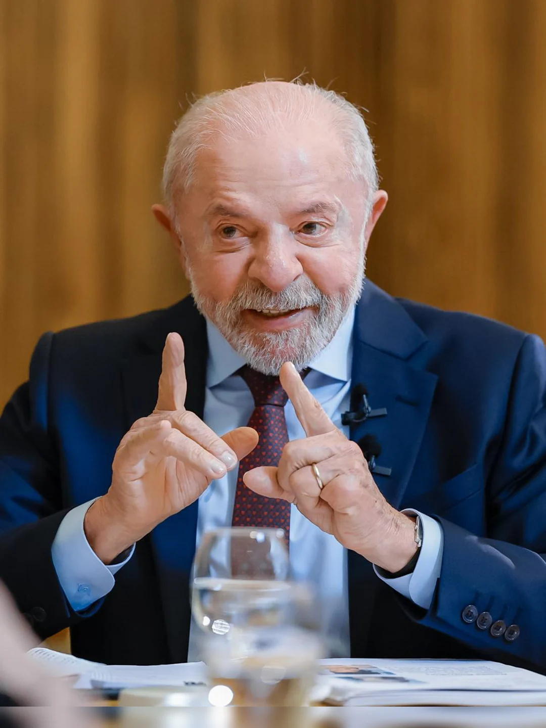 Lula na entrevista ao SBT Brasil, 10/9/2026. Foto: Ricardo Stuckert/Lula Oficial, CC BY-SA 4.0