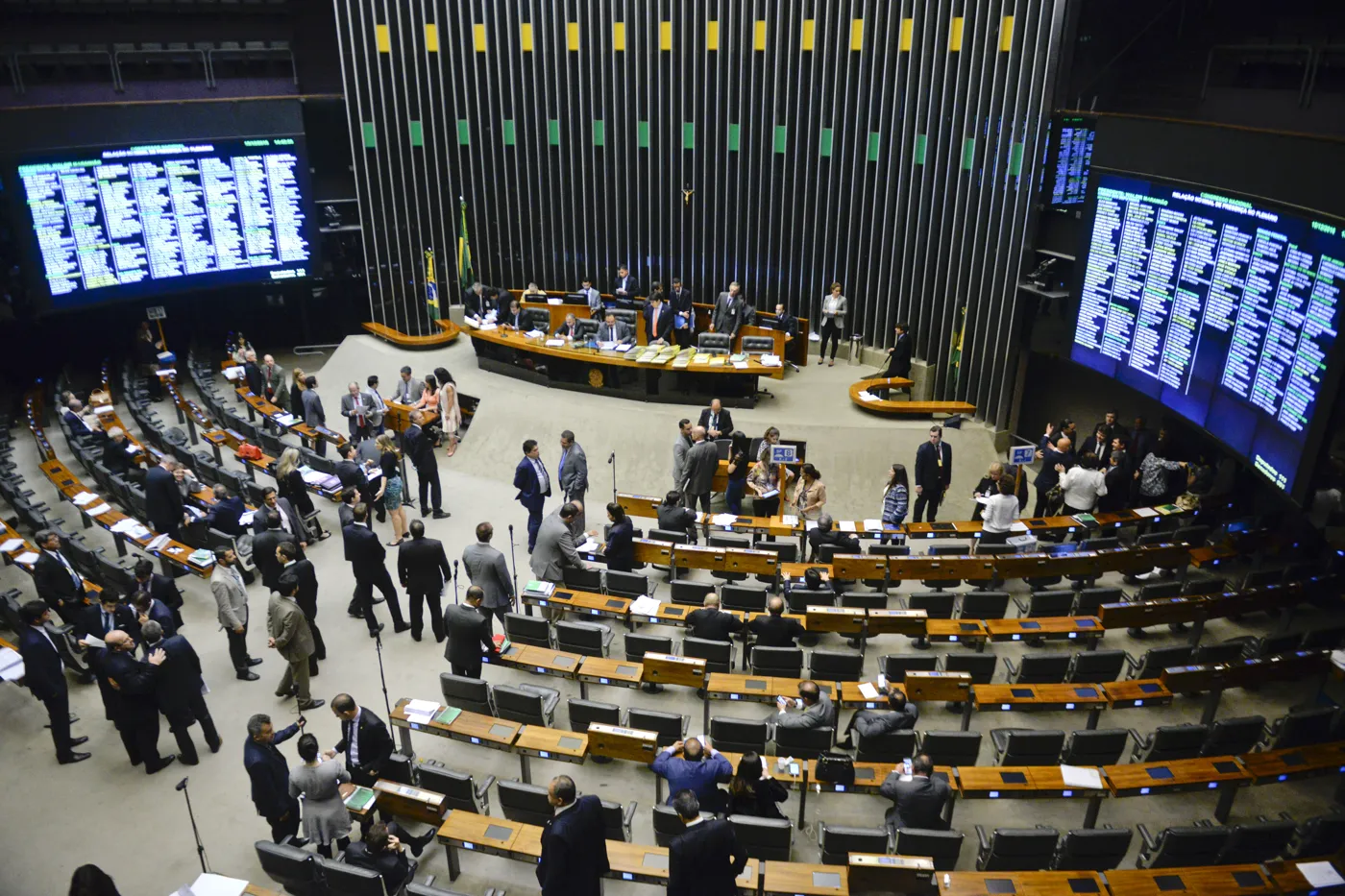Plenário da Câmara em sessão de votação