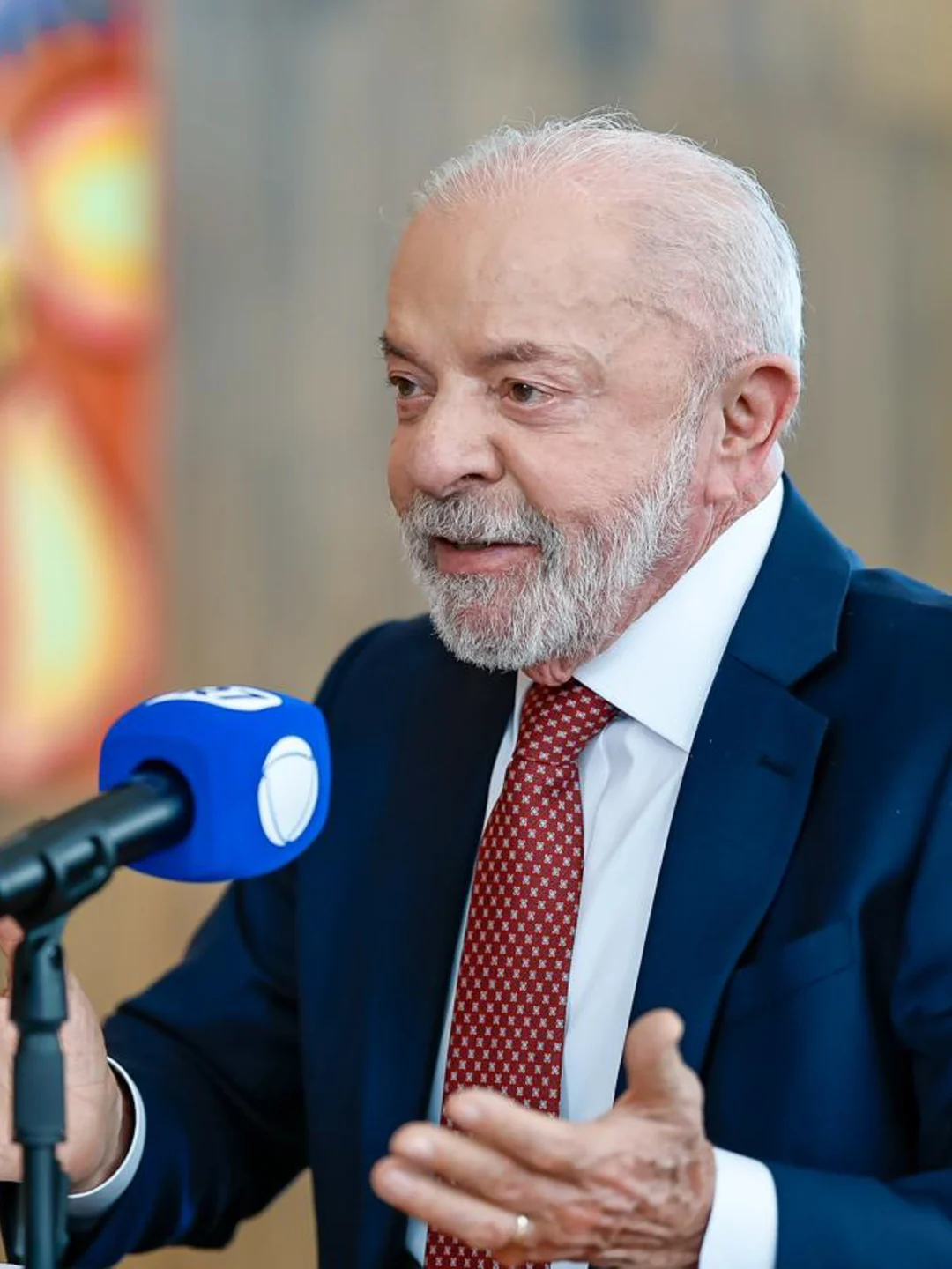 Lula em entrevista à TV Record, 23 de agosto de 2026. Foto: Lula Oficial, via Wikimedia Commons, CC BY-SA 4.0