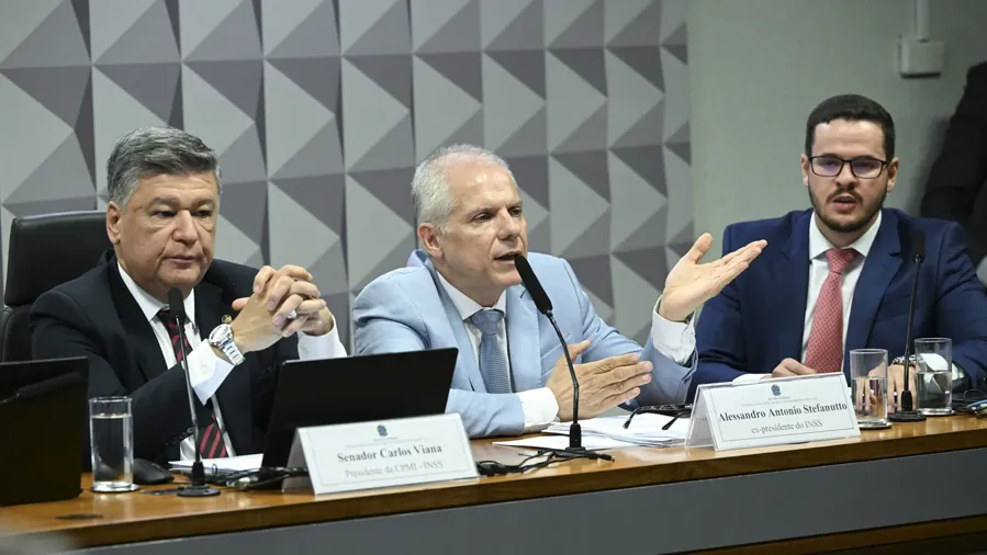 Alessandro Stefanutto na CPMI do INSS, em 2025. Foto: Senado Federal, CC BY-SA 4.0