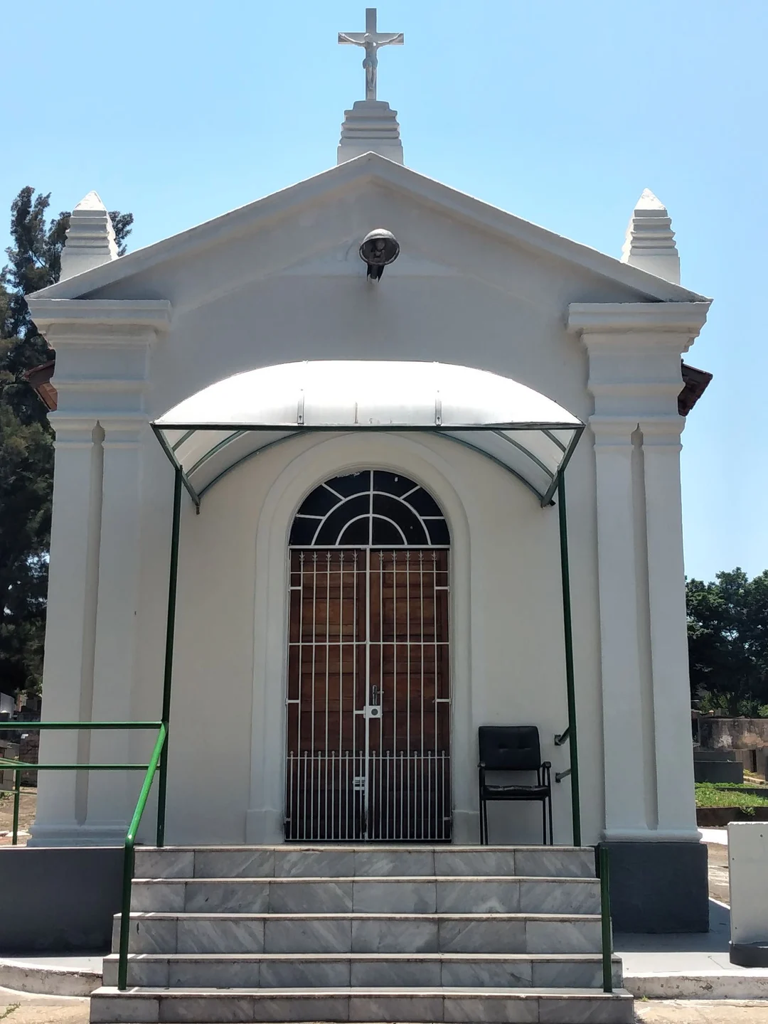 Capela do Cemitério de Santo Amaro, em São Paulo, onde Juarez foi velado. Ketgalactica / Wikimedia Commons, CC0