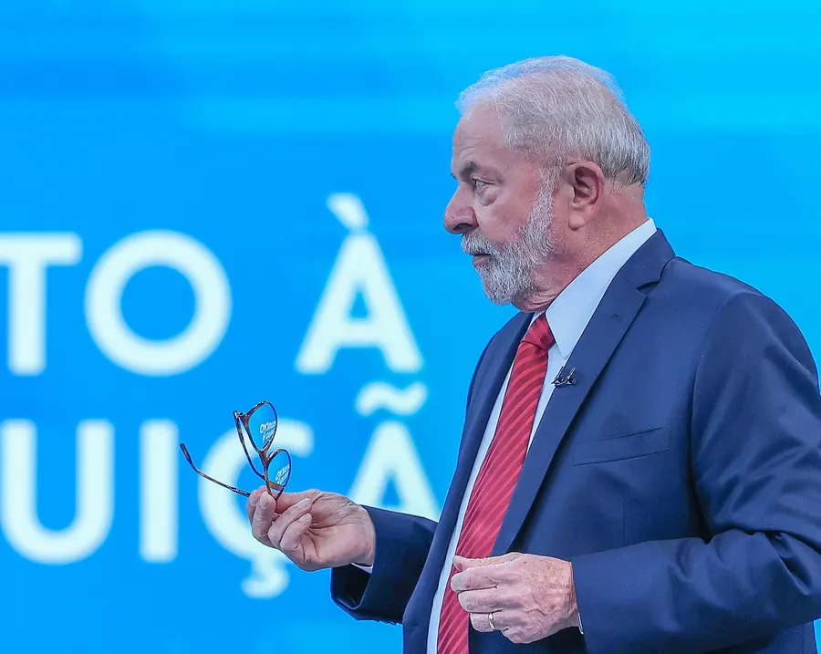 Lula no último debate de 2022, na Globo, 28 de outubro de 2022. Foto: Lula Oficial, via Wikimedia Commons, CC BY-SA 4.0