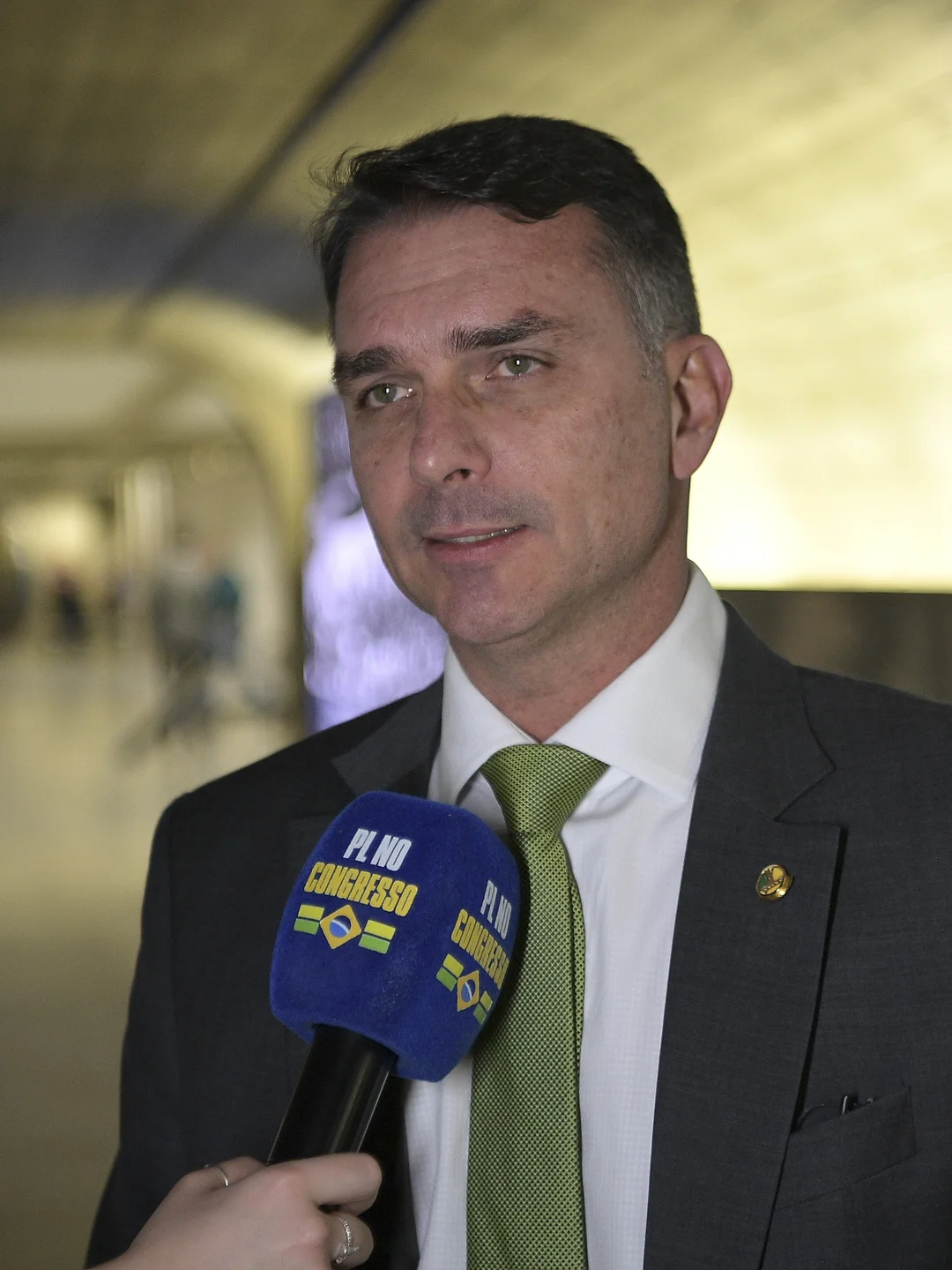 Flávio Bolsonaro no Senado, 16/09/2025. Pedro Franca/Agência Senado, CC BY-SA 4.0