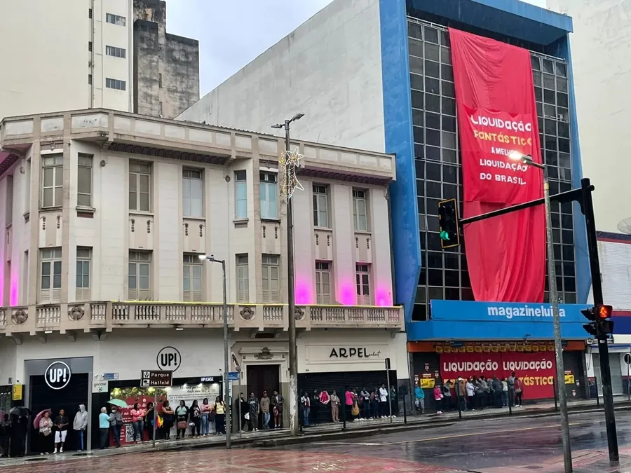 Loja do Magazine Luiza no centro de São Paulo. Foto: Wikimedia Commons, CC BY 2.0