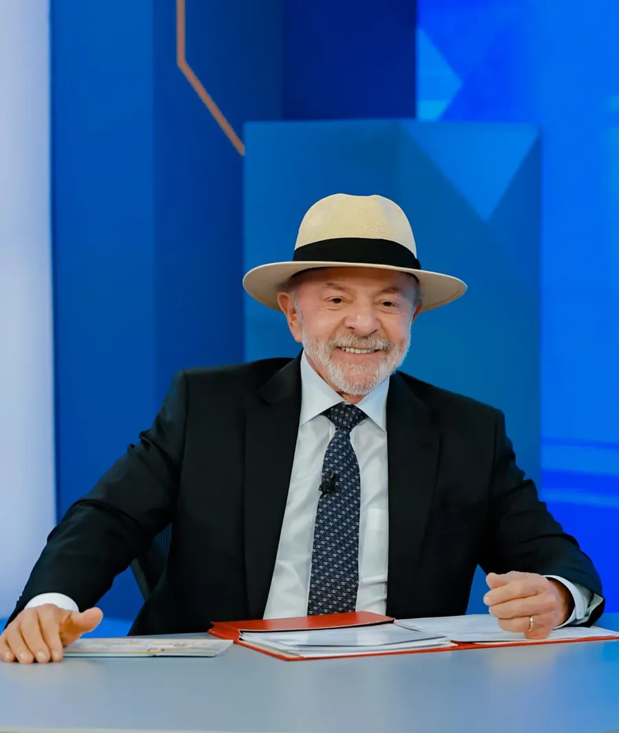 Lula na entrevista ao Jornal Nacional de 27 de agosto de 2026, quatro anos depois da promessa. Foto: Ricardo Stuckert / Lula Oficial / Wikimedia Commons, CC BY-SA 4.0