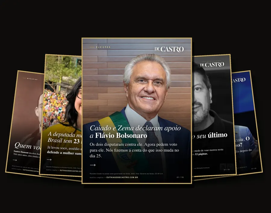 Capas de edições da Revista De Castro