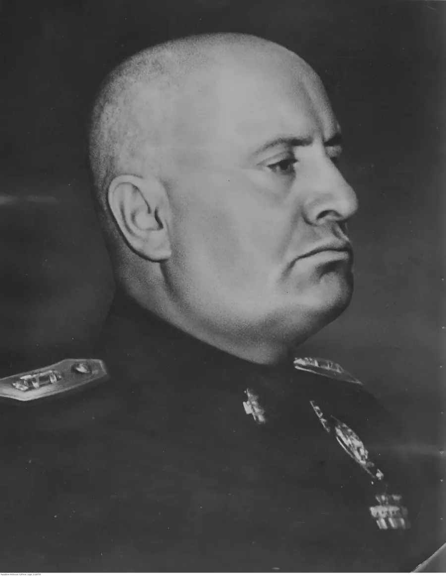 Benito Mussolini. Foto: domínio público, via Wikimedia Commons