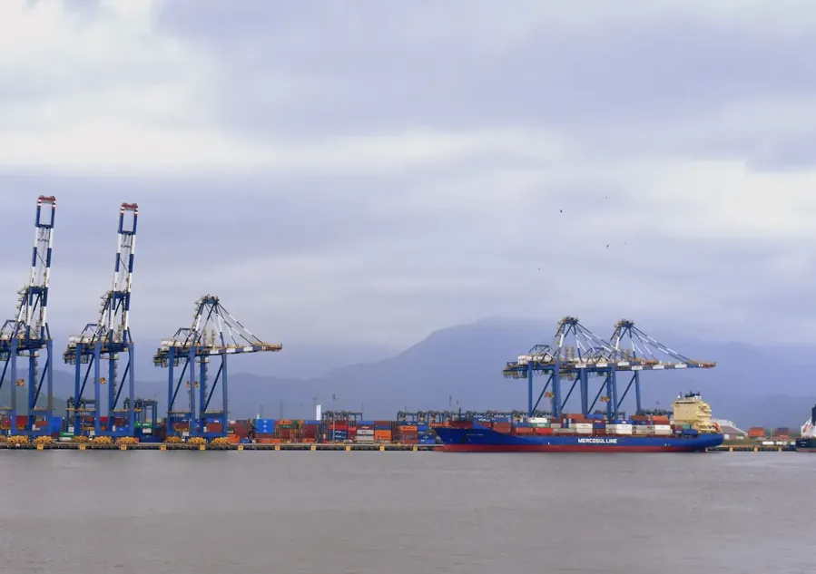 Porto de Santos, 2019. Foto: Enio Prado, CC BY-SA 2.0