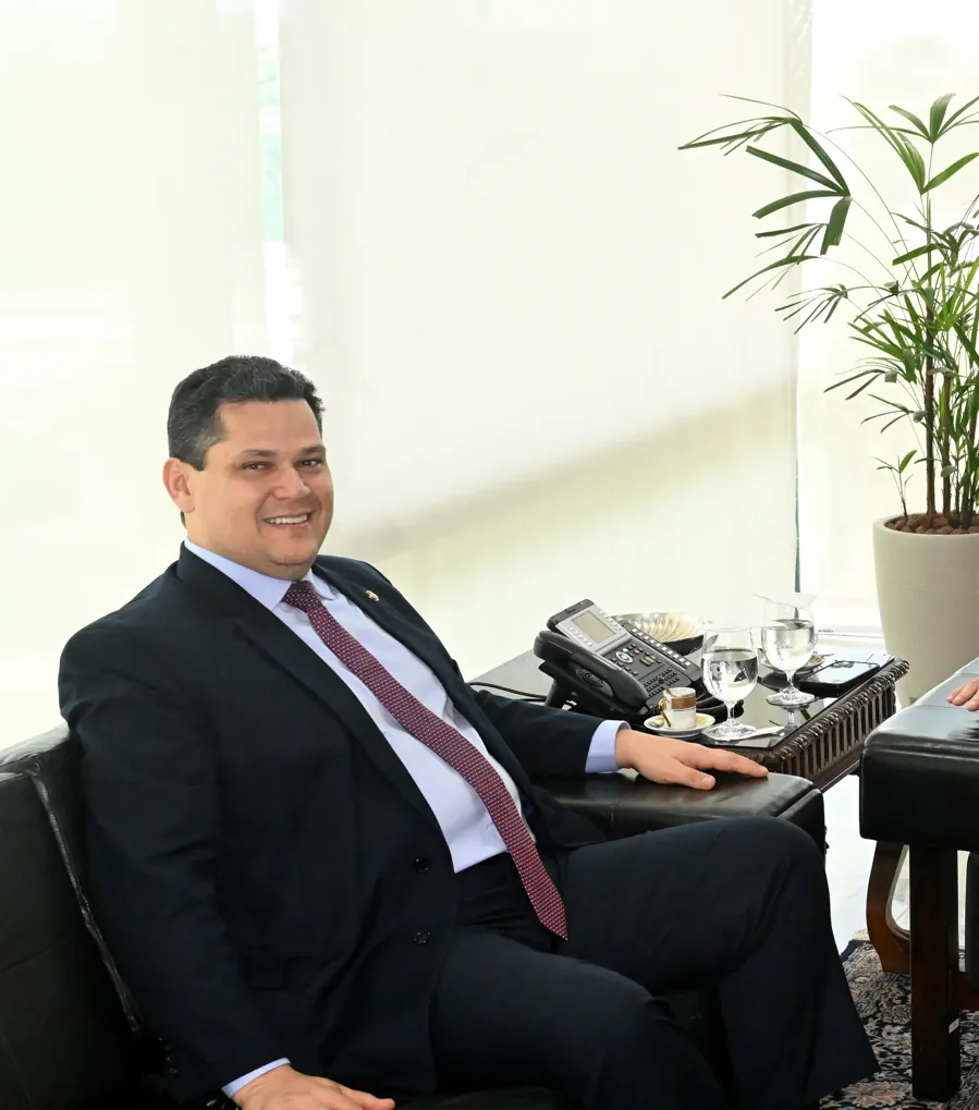 Davi Alcolumbre, presidente do Senado, em 25 de janeiro de 2023. Foto: Vice-Presidência da República, via Wikimedia Commons, CC BY 2.0