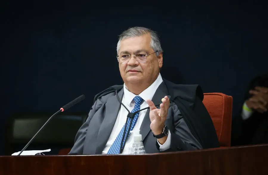 Flávio Dino durante voto na Ação Penal 2668, em setembro de 2025. Foto: Gustavo Moreno/STF, via Wikimedia Commons