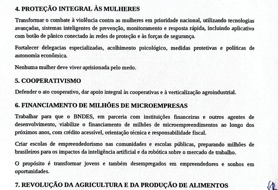O compromisso nº 4, na página 2 do termo. Reprodução