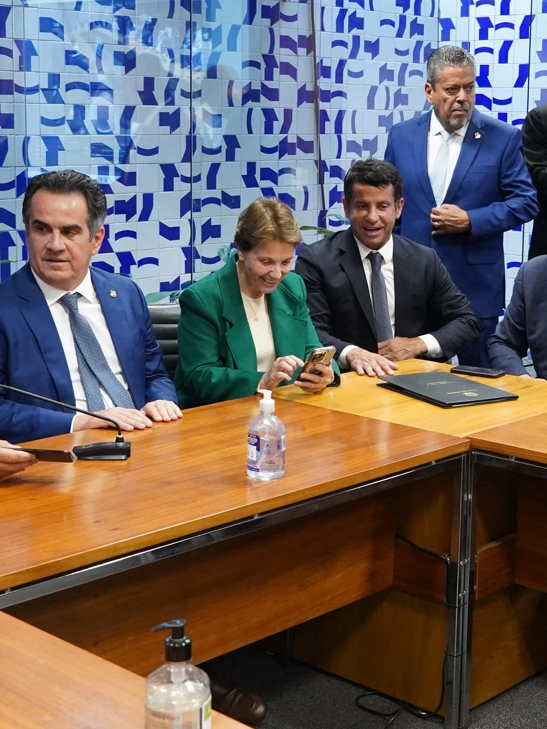 Reunião da bancada da União Progressista, em Brasília, 6 de outubro de 2026. Foto: Progressistas/Divulgação