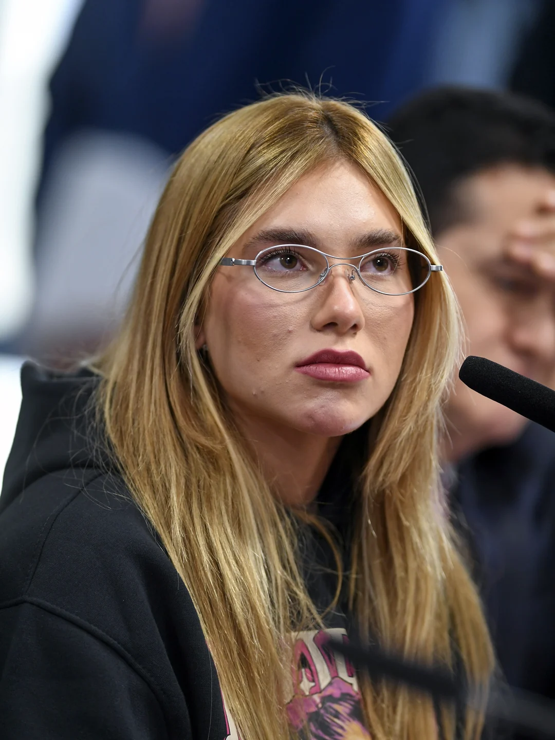 Virginia Fonseca na CPI das Bets, no Senado, em maio de 2025. Agência Senado / Wikimedia Commons, CC BY 2.0