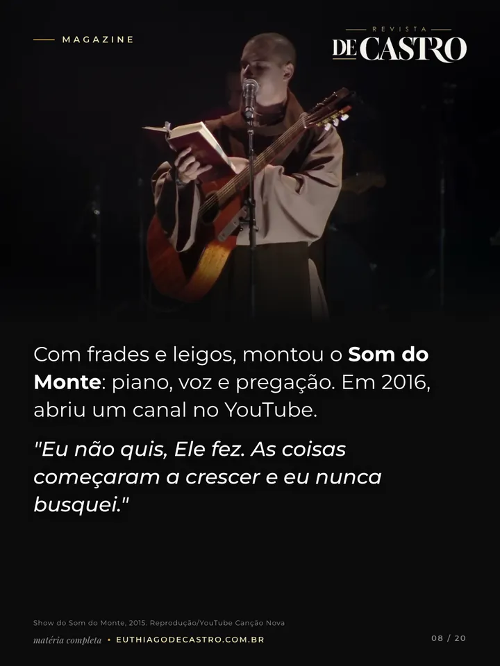 Página interna da edição do Frei Gilson