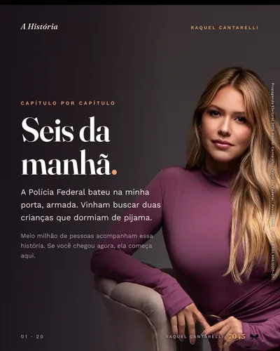 Capa do carrossel Seis da manhã, de Raquel Cantarelli