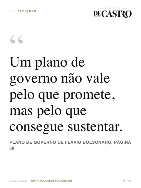 Página 16: uma frase grande sobre fundo branco