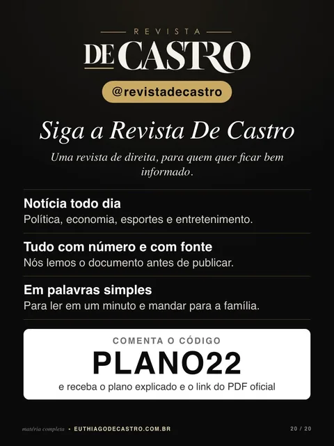 Página 20: siga a Revista De Castro